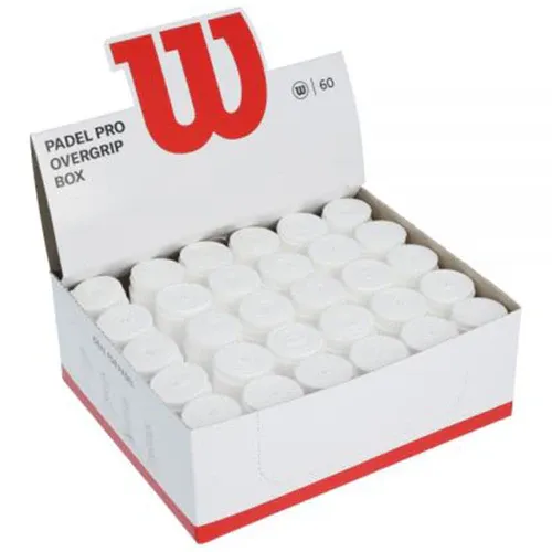 Boite de 60 Surgrips WILSON Padel Pro Blanc