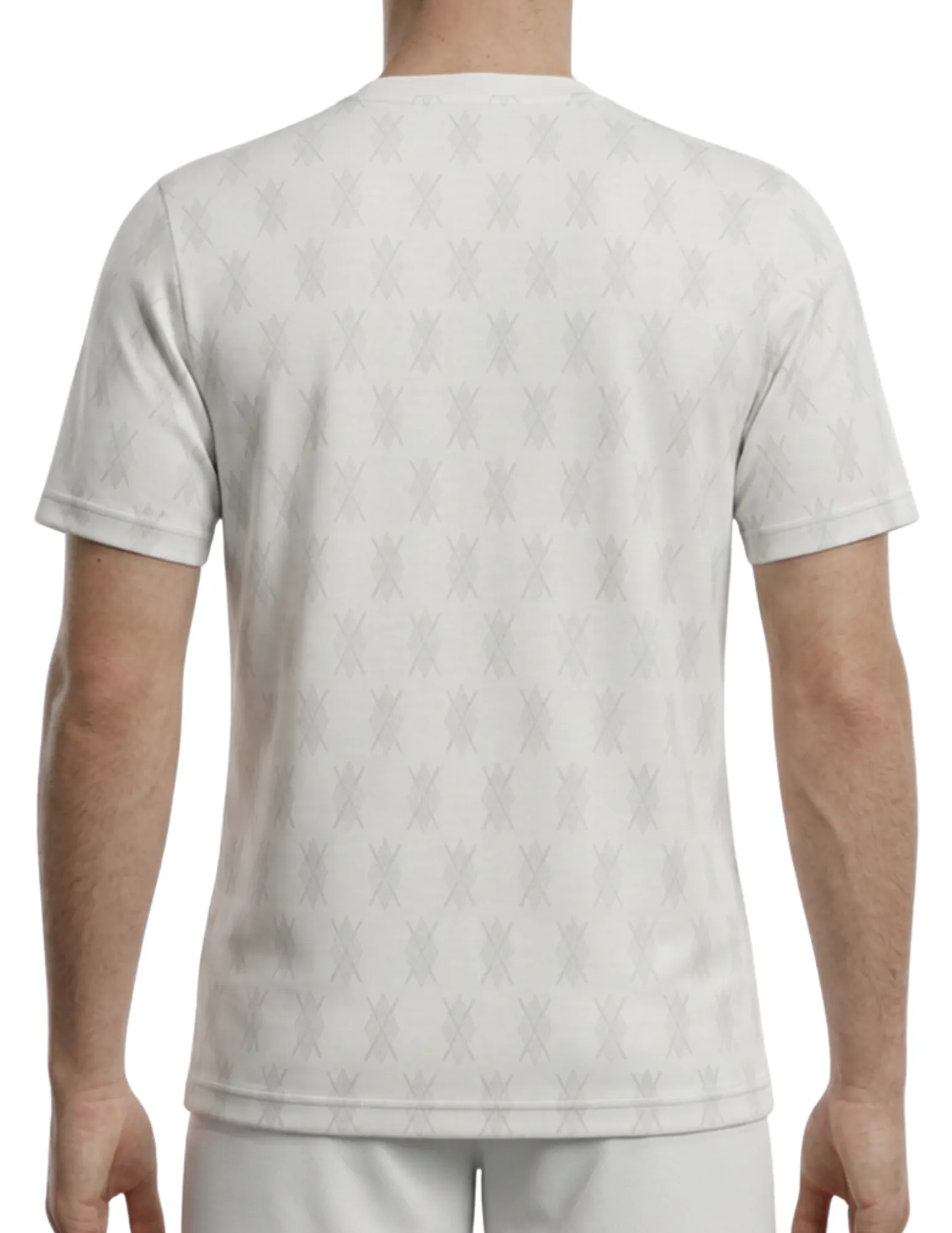 T-Shirt de Padel Adidas Club Graph Blanc Gris