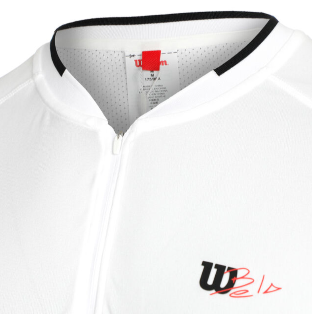 T-shirt Wilson Series Seamless Henley Half-Zip 2.0 - Blanc