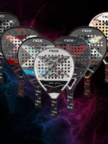 Illustration pack Nox padel rackets
