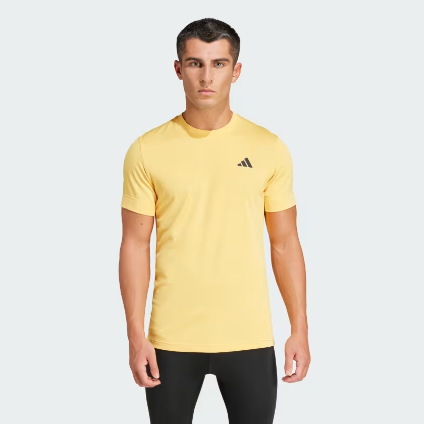 T-shirt ADIDAS T FREELIFT Jaune homme