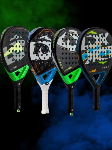 Illustration pack Lok Flow padel rackets