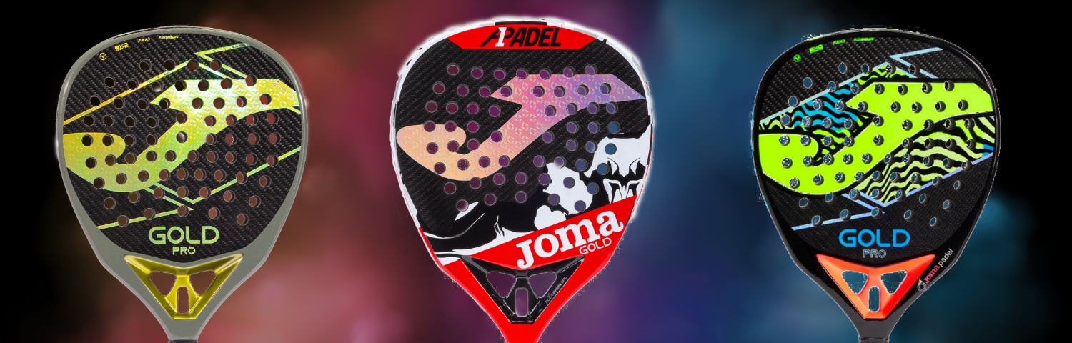 Illustration bannière Pala de padel Joma Gold Pro