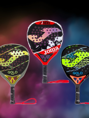 Illustration pack Joma Gold Pro padelracket