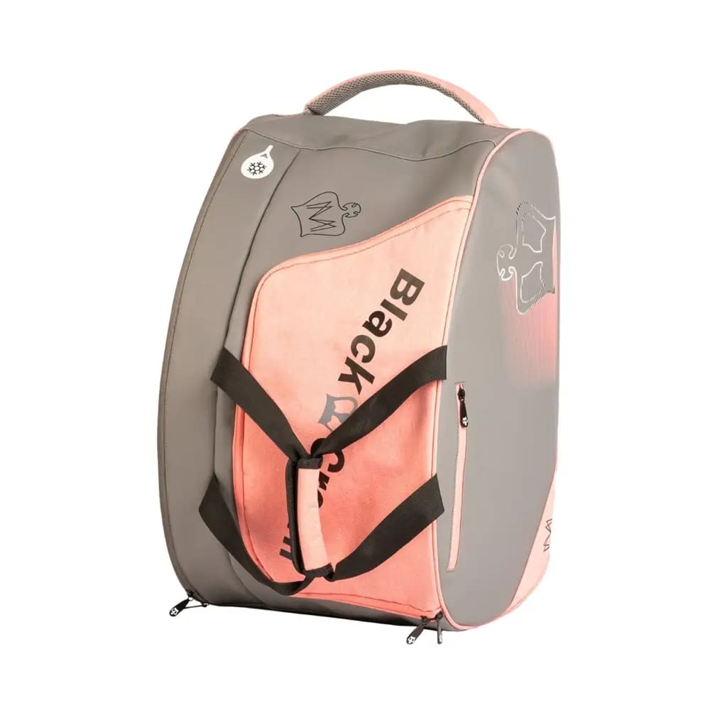 Bolsa de Padel Black Crown Hurricane Gris y Rosa 